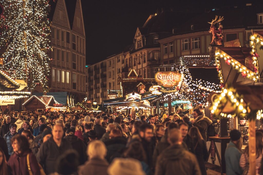 Christmas market, Christmas, Frankfurt image